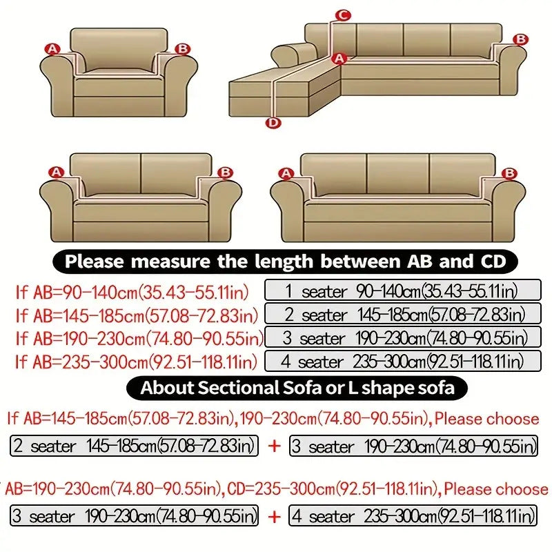 Printed sofa cover all inclusive elastic anti slip sofa cover sofa cover