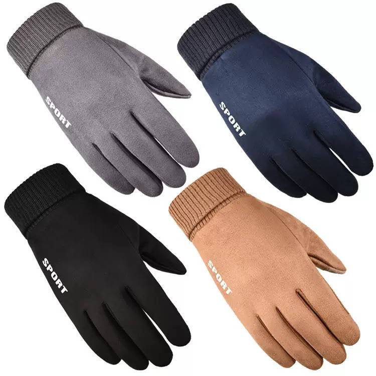 Winter thermal touch screen gloves for male and female