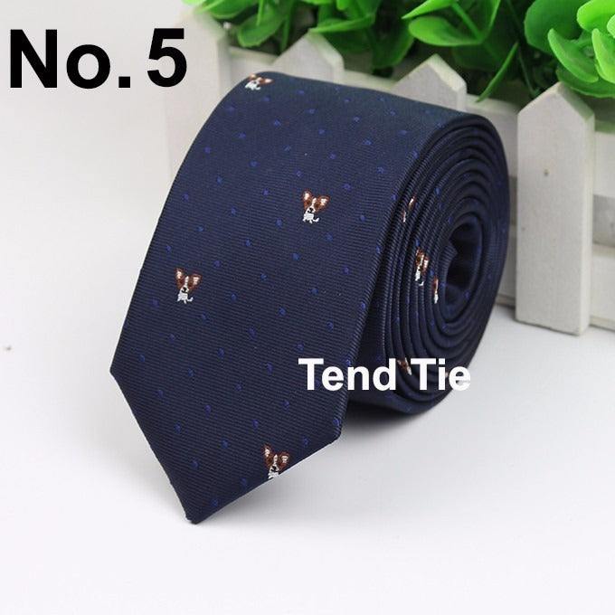 Men's Business Professional Polyester Tie 6CM British Tie