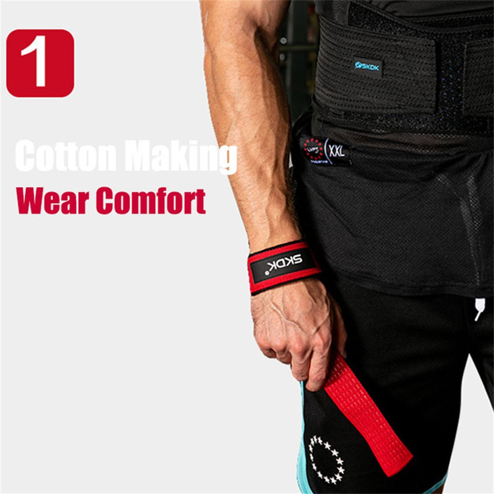 Assist with silicone anti slip grip hard pull wrist guard wrapped resistance band wrist adjustment pull up