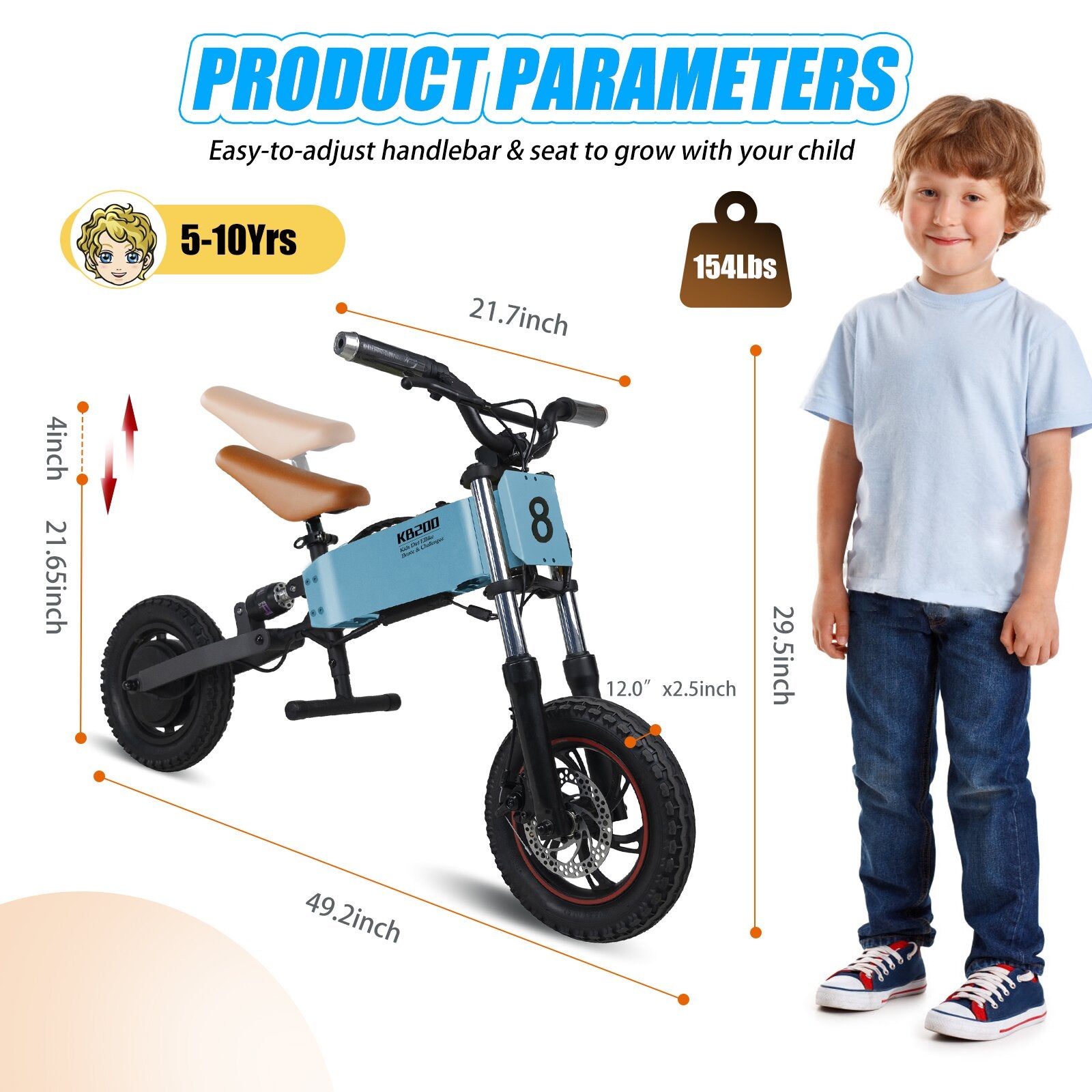 Children's outdoor  off-road electric  bicycle