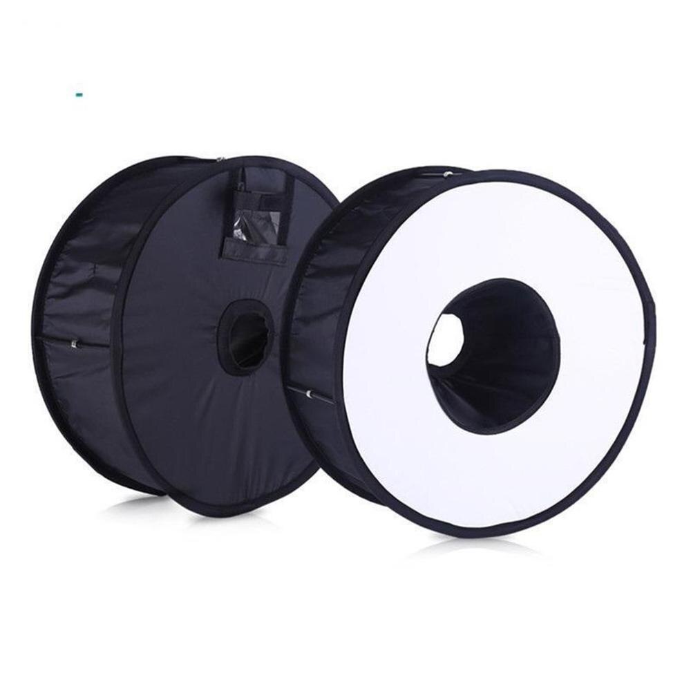 New Ring Softbox Flash Round Flash Softbox Foldable Soft Flash Diffuser Camera