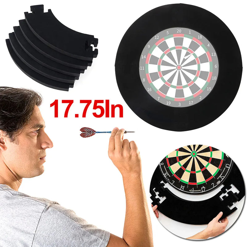 Black Dartboard Surround For Dartboard Universal Wall Protection Splicing Dartboard Surround Ring Dart Accessories