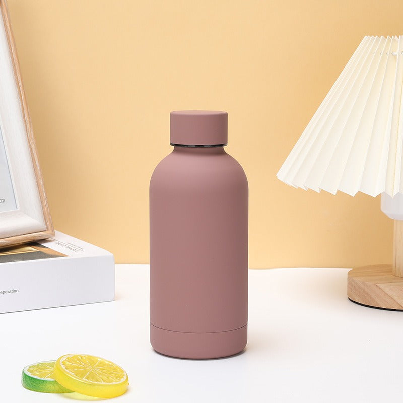 Insulated steel water bottle – deep pink
