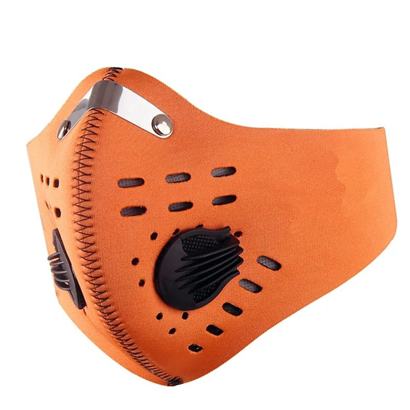 Outdoor Running Anti-Smog Breathing Valve Cycling Mask Activated Carbon Mask Bicycle Windproof Warm Mask Dustproof