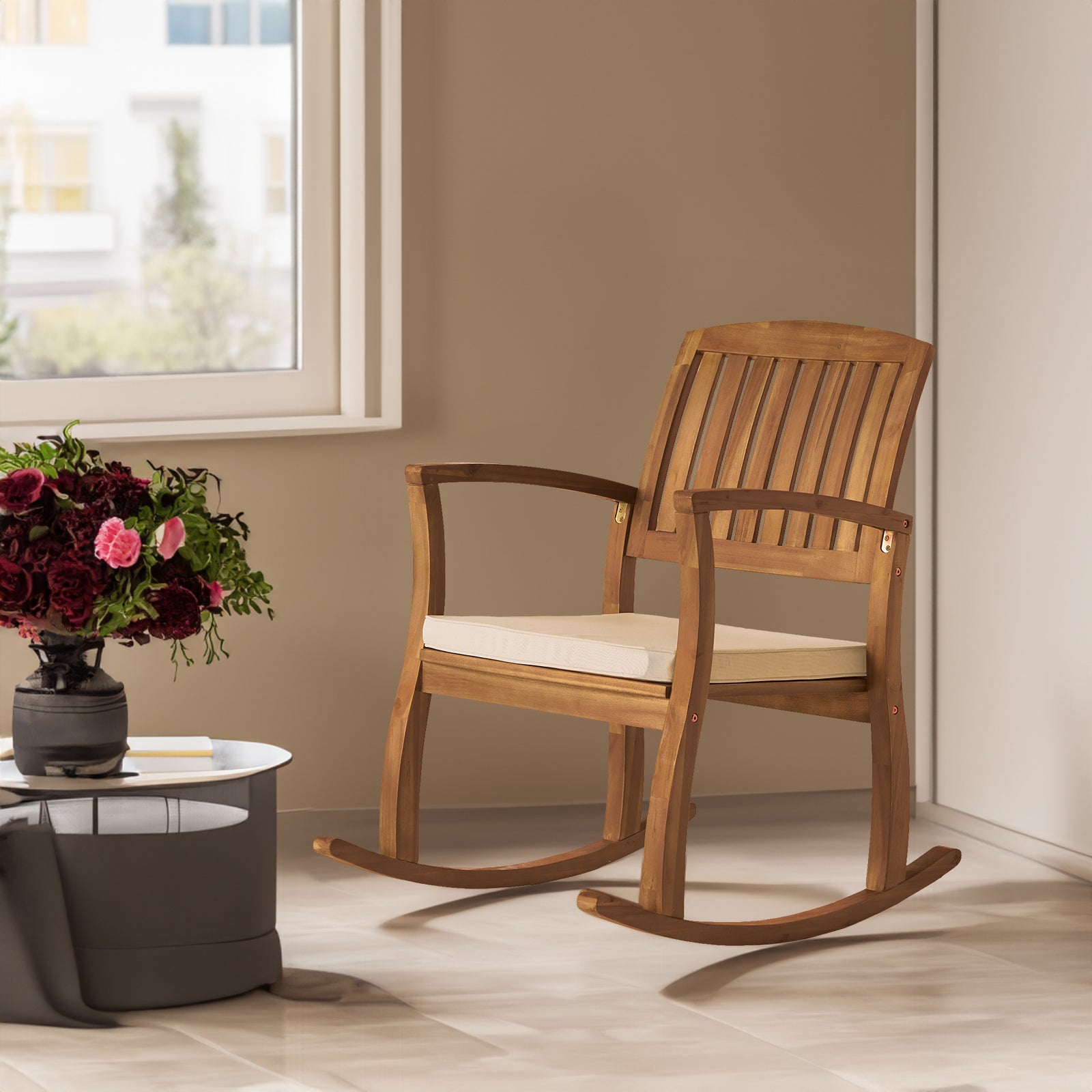 SELMA ROCKING CHAIR WITH CUSHION