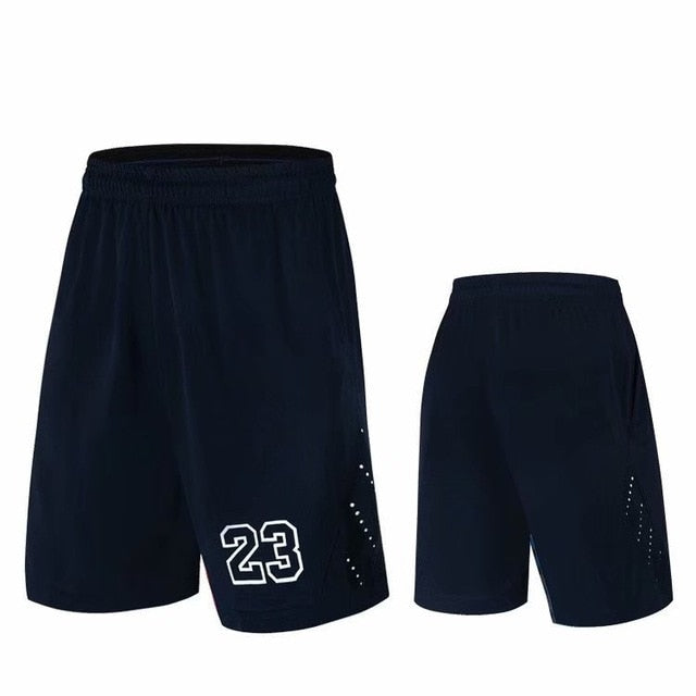 Sport Athletic USA NO.23 Basketball Shorts Training Men Active Shorts Loose Pockets