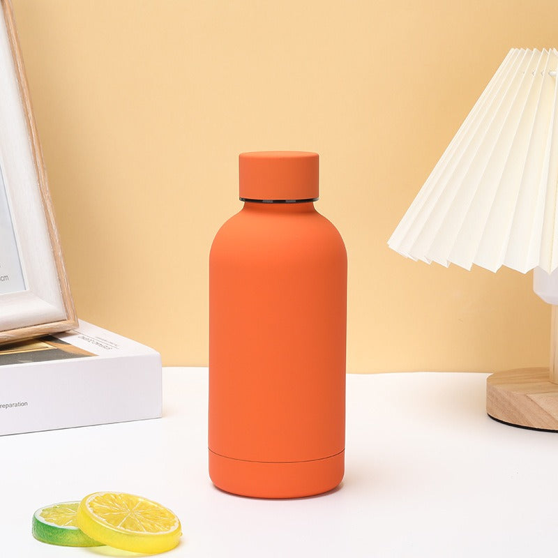 Insulated steel water bottle – orange