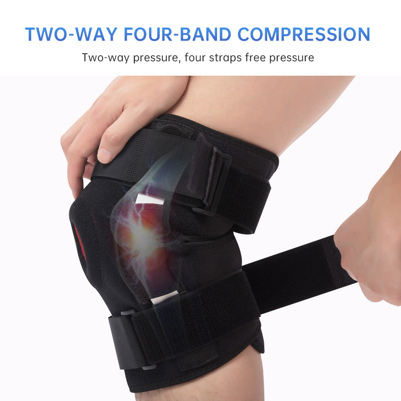 Adjustable hinged Patella Knee Support Brace for pain relief and knee joint protection