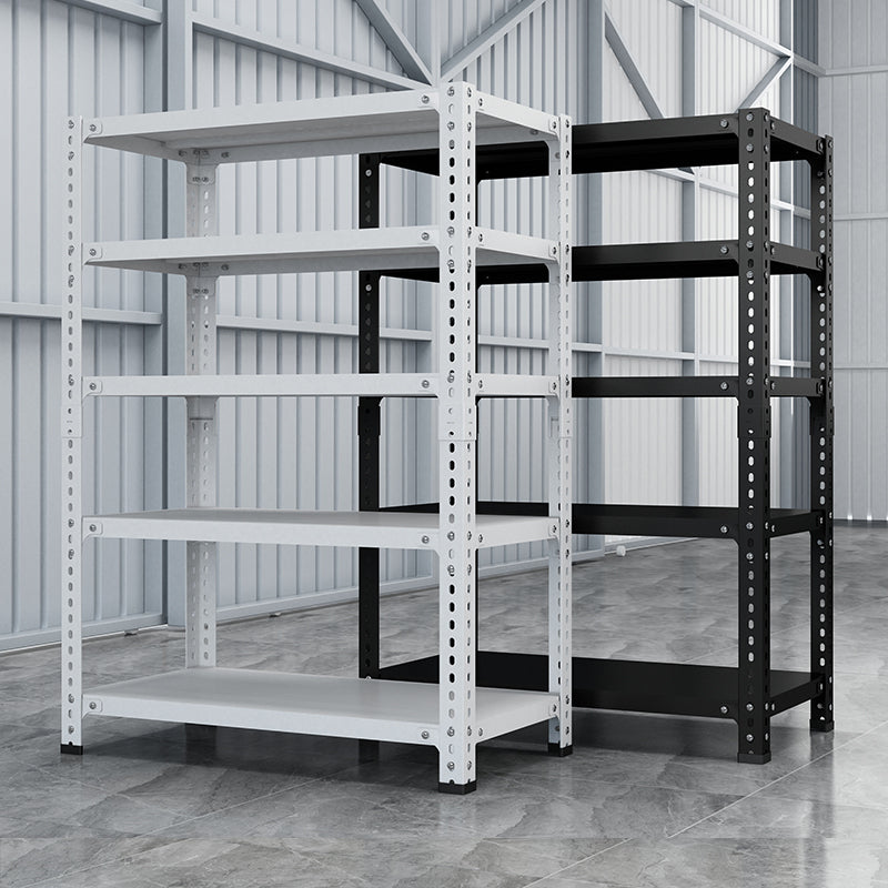 Household storage rack, adjustable display rack, carbon steel storage rack 120cm * 40cm * 180cm, five layers (white)