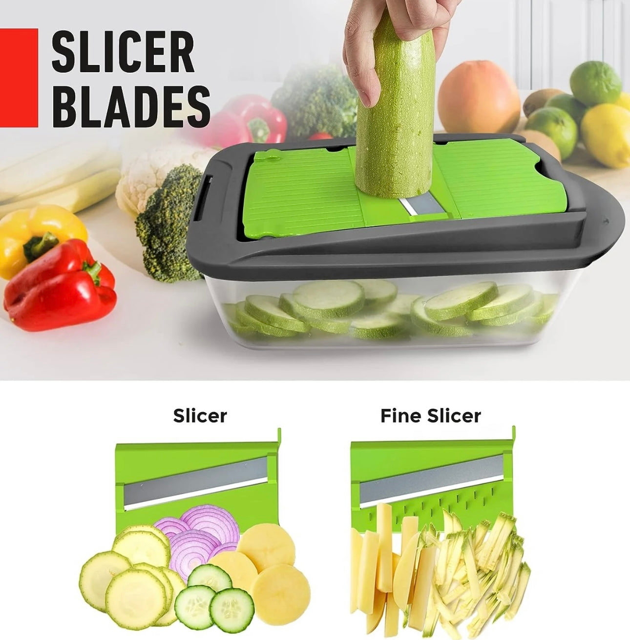 16 in 1 vegetable slicer and chopper