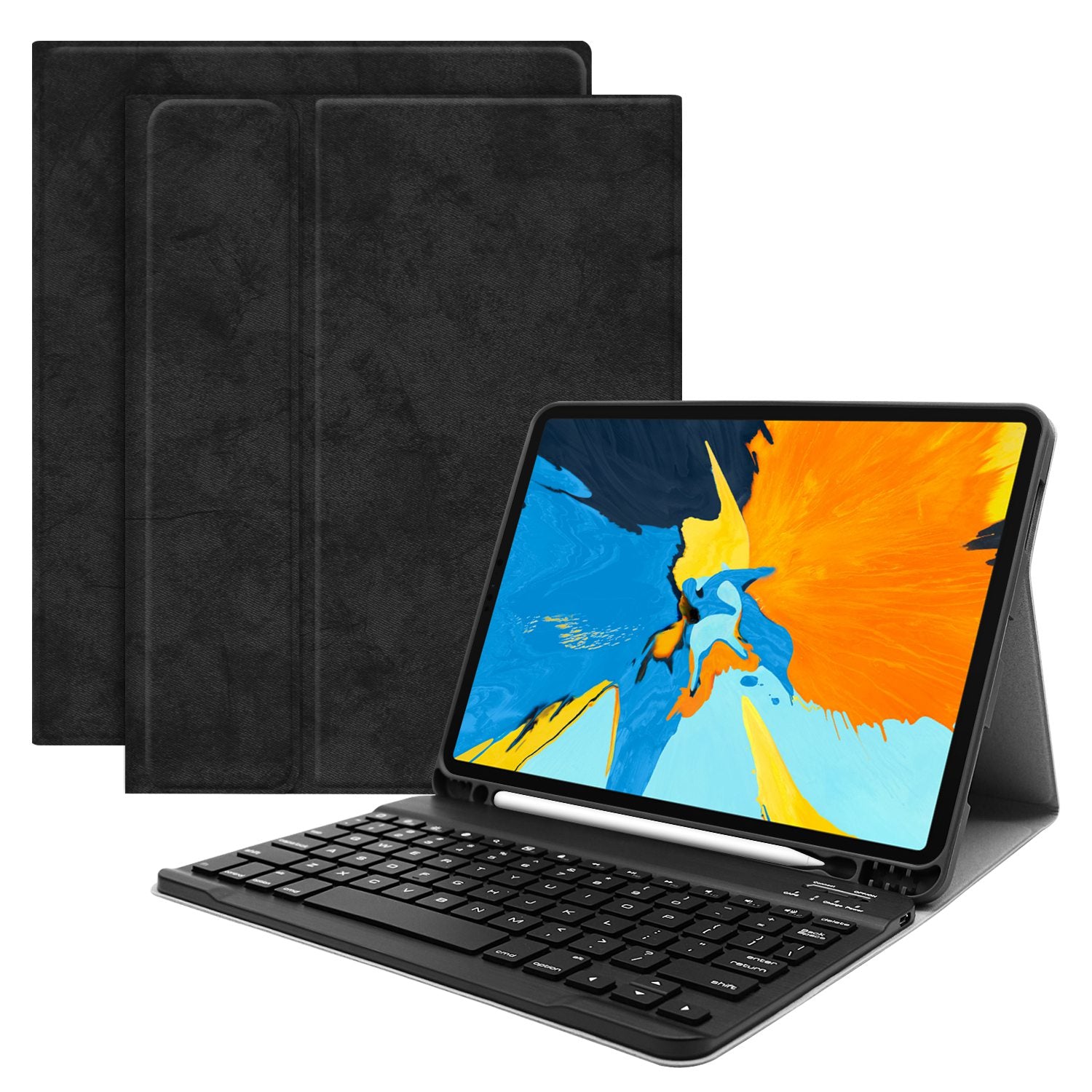 For Apple Ipad Air1/2 Ipad Pro 9.7/Ipad 9.7(2017/2018)Smart Sleep Tablet Bluetooth Keyboard Case