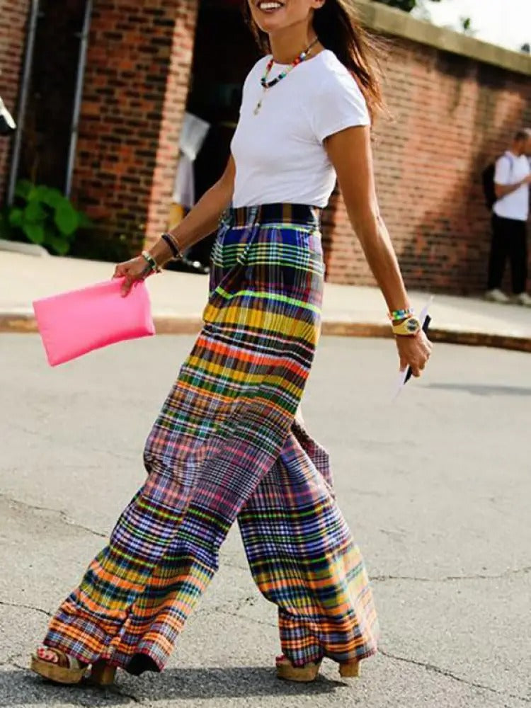 Straight-leg trousers