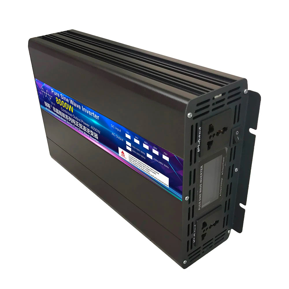 Inverter  12V 24V 48V To AC 220V 8000W 10000W 12000W Pure Sine Wave Solar Power Inverter Transformer Voltage Frequency Converter