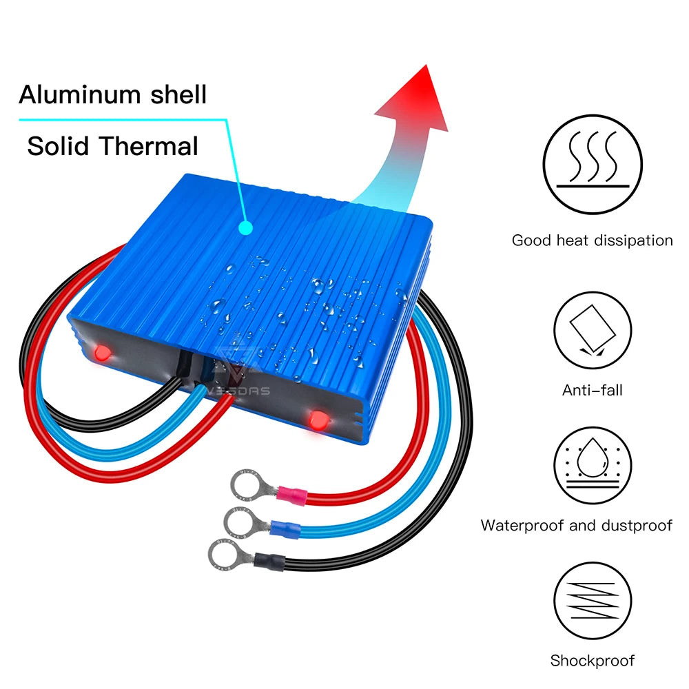 3000W 12V 24V 48V MPPT Solar Charge Controller Wind Solar Hybrid Charge Controller Regulator For Lifepo4 Lithium For Turbine PV