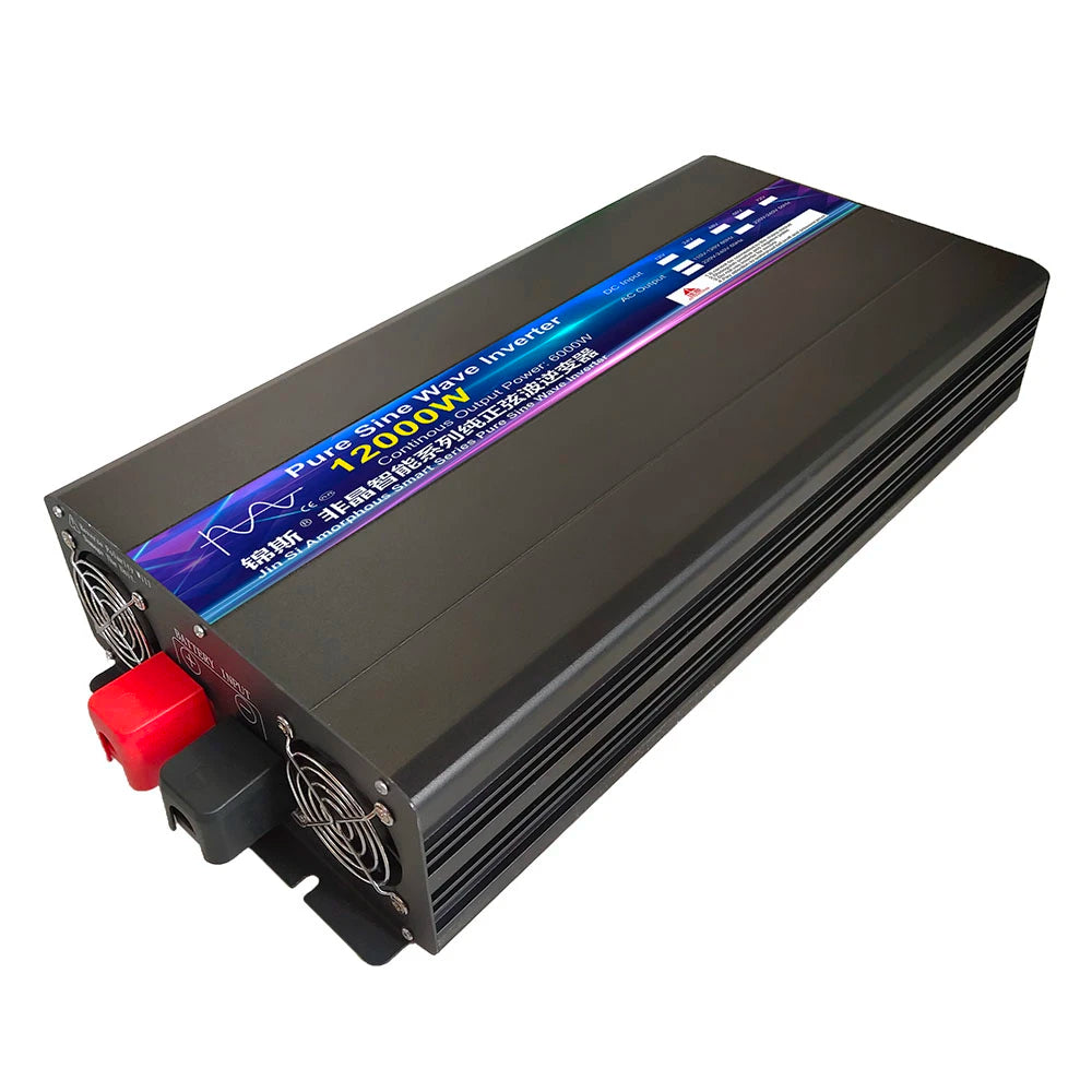 Inverter  12V 24V 48V To AC 220V 8000W 10000W 12000W Pure Sine Wave Solar Power Inverter Transformer Voltage Frequency Converter