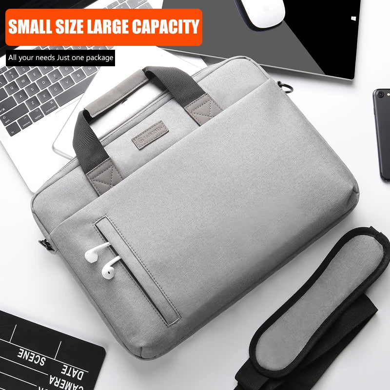 Laptop Bag case 13.3 14 15.6 17.3 inch Waterproof Notebook Bag for Macbook Air Pro 13 15 Computer Shoulder Handbag Briefcase Bag