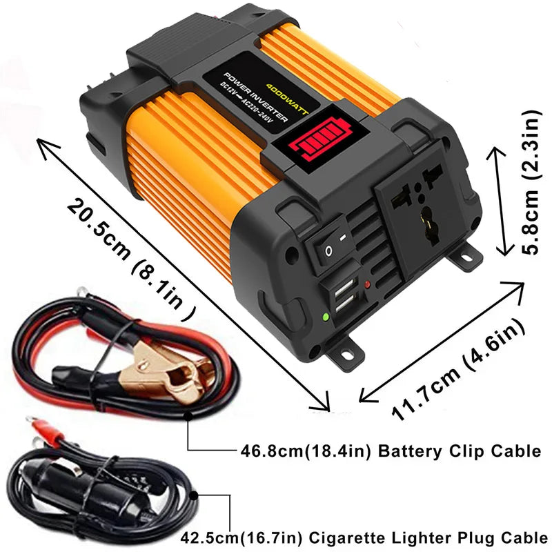 110/220V Solar Power System 20W Solar Panel Battery Charge 30A Controller 6000W Inverter Modified Sine Wave Power Generation Kit