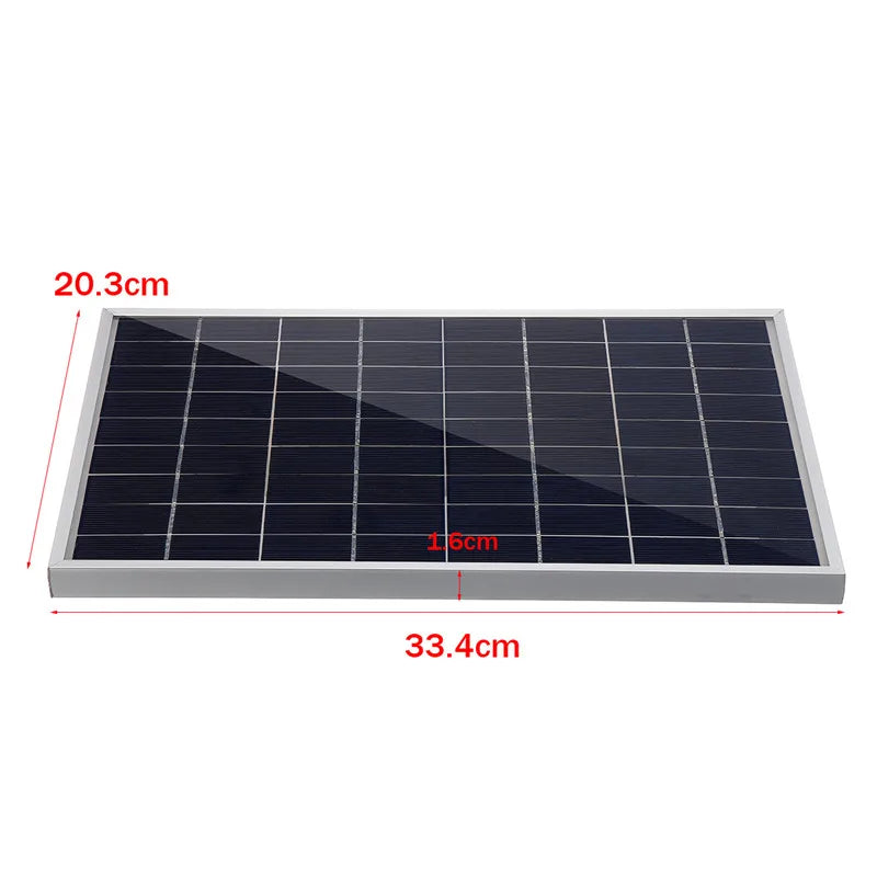 Wholesale 300W Solar Panel Kit Complete12V Polycrystalline USB Power Portable Outdoor Rechargeable Solar Cell Solar for Home