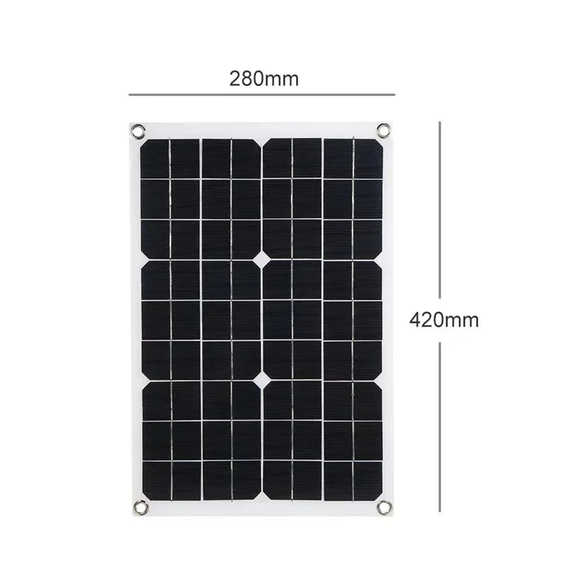 110V/220V Solar Panel System 4000W Solar inverter kit complete power generation 12V solar panel battery charging controller