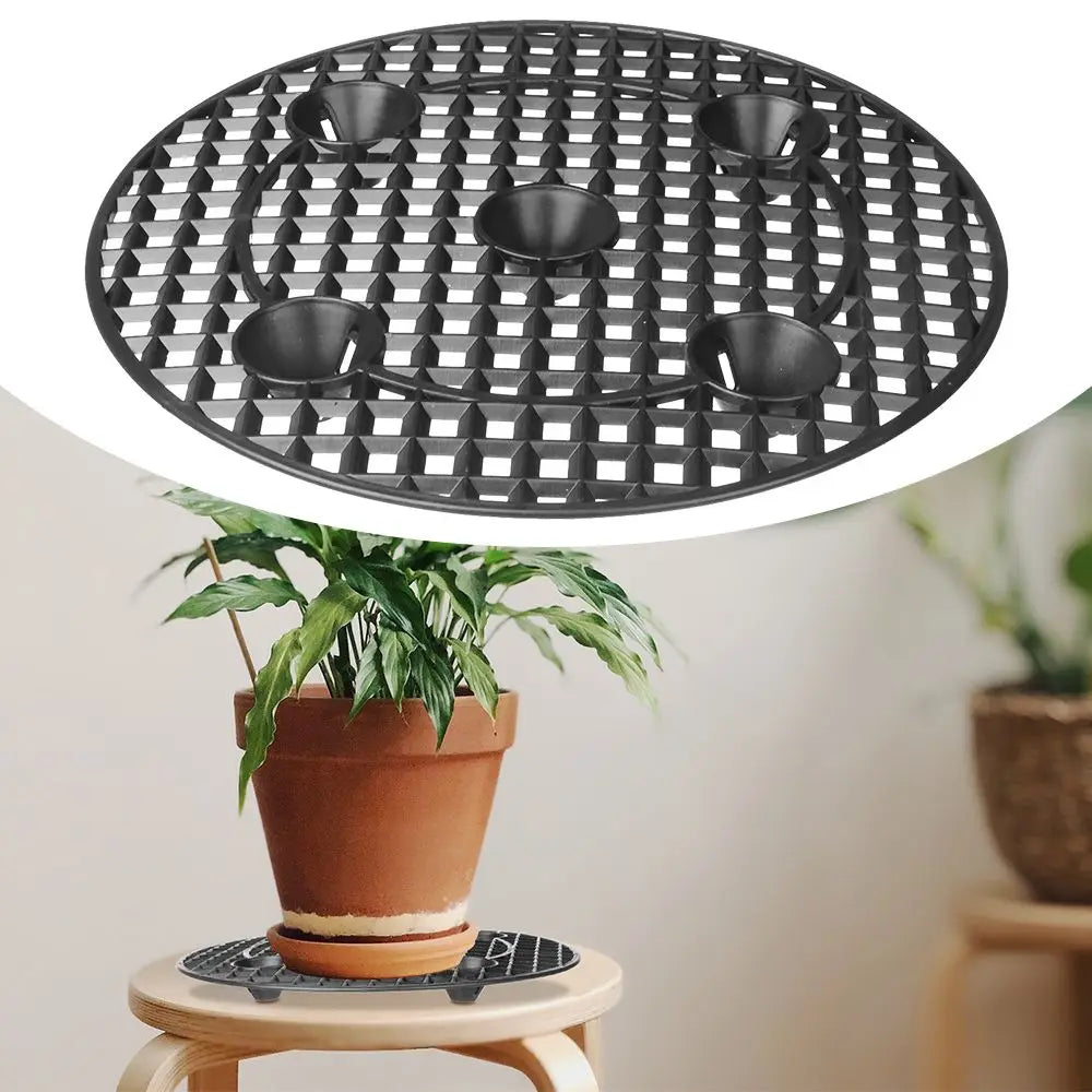 Patio Deck Prevent Rot and Damage Floor Protector Plant Stands Pot Tray Plant Pot Saucer Plant Level Pot Elevator