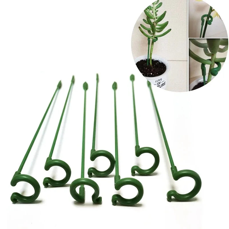 10Pcs/set Plant Potting Support Rods Garden Plant Flower Support Bracket Reusable Protection Fixing Stand Gardening Supplies