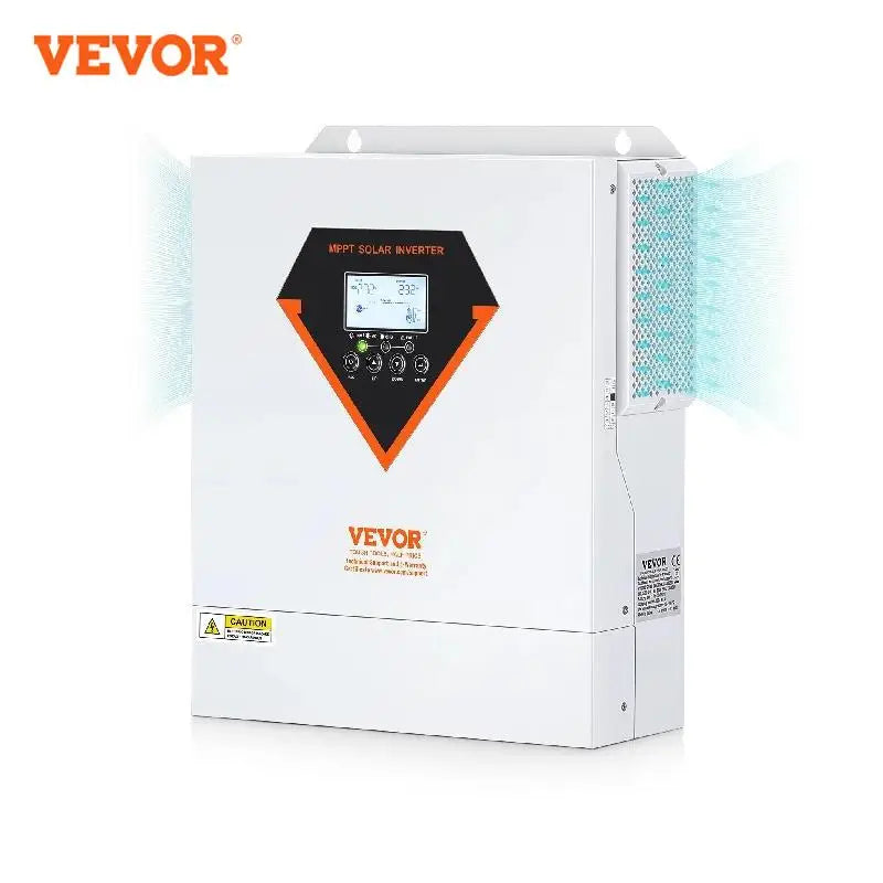 VEVOR Hybrid Solar Inverter 3500W / 5500W Pure Sine Wave Off-Grid Inverter Charger 230V AC Support Solar Utility Hybrid Charging