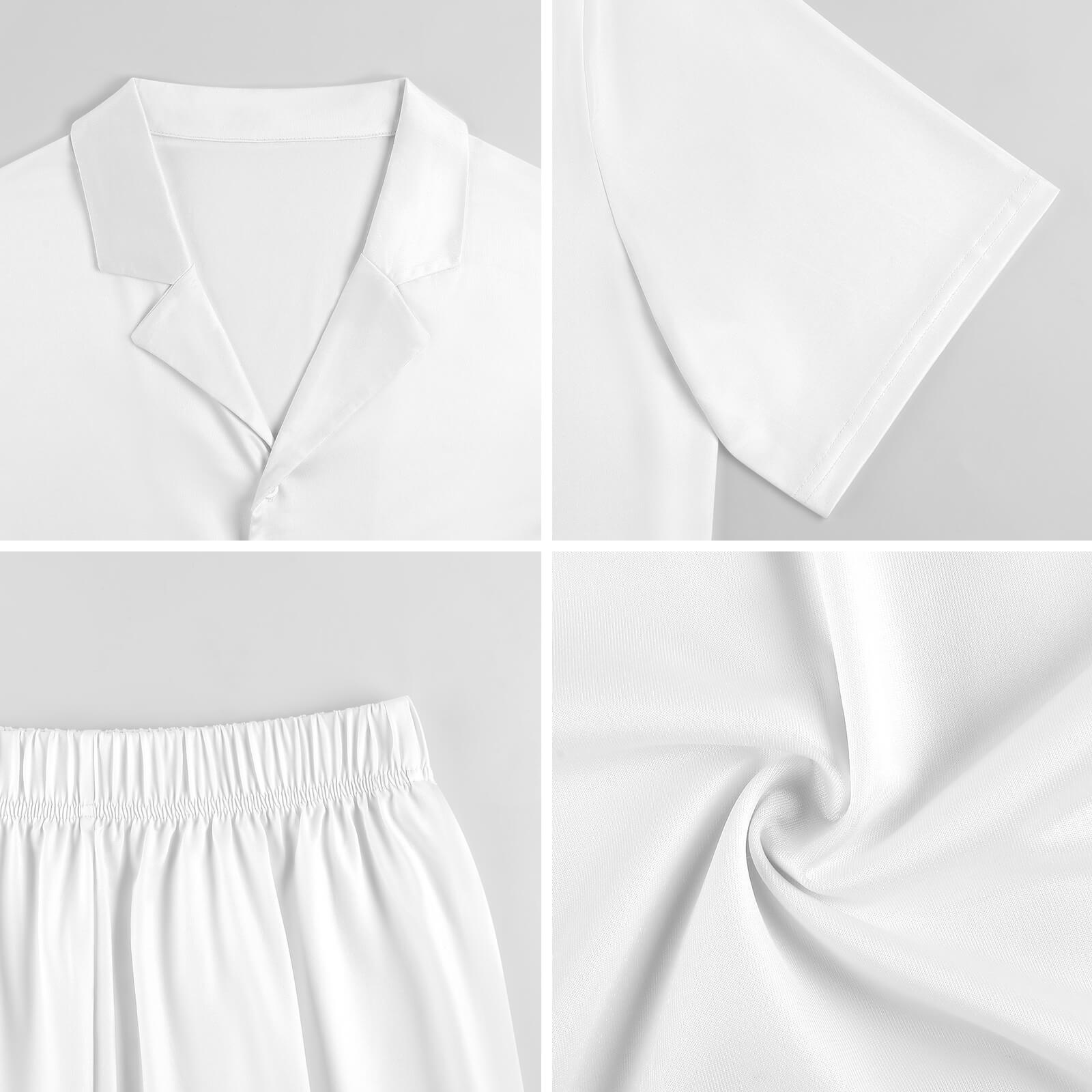 Ice silk  Short sleeved pajama set