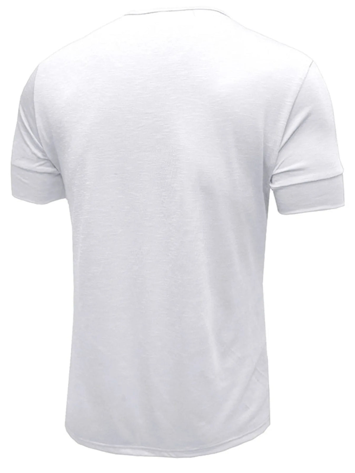 Classic button detail henley polo T-shirt