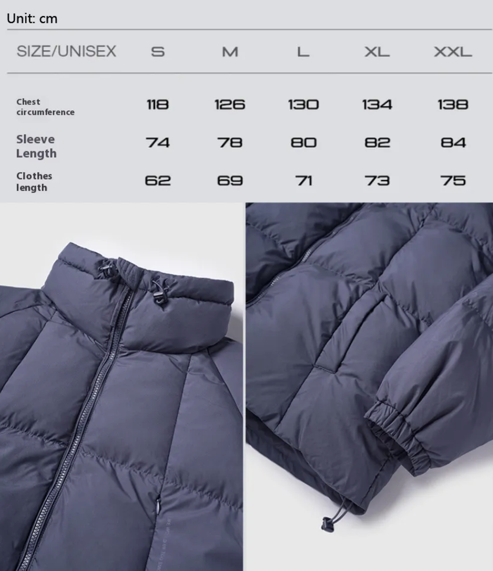 Stand-collar puffer jacket