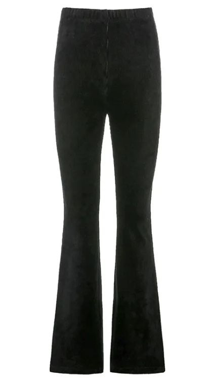 Stretch corduroy flares