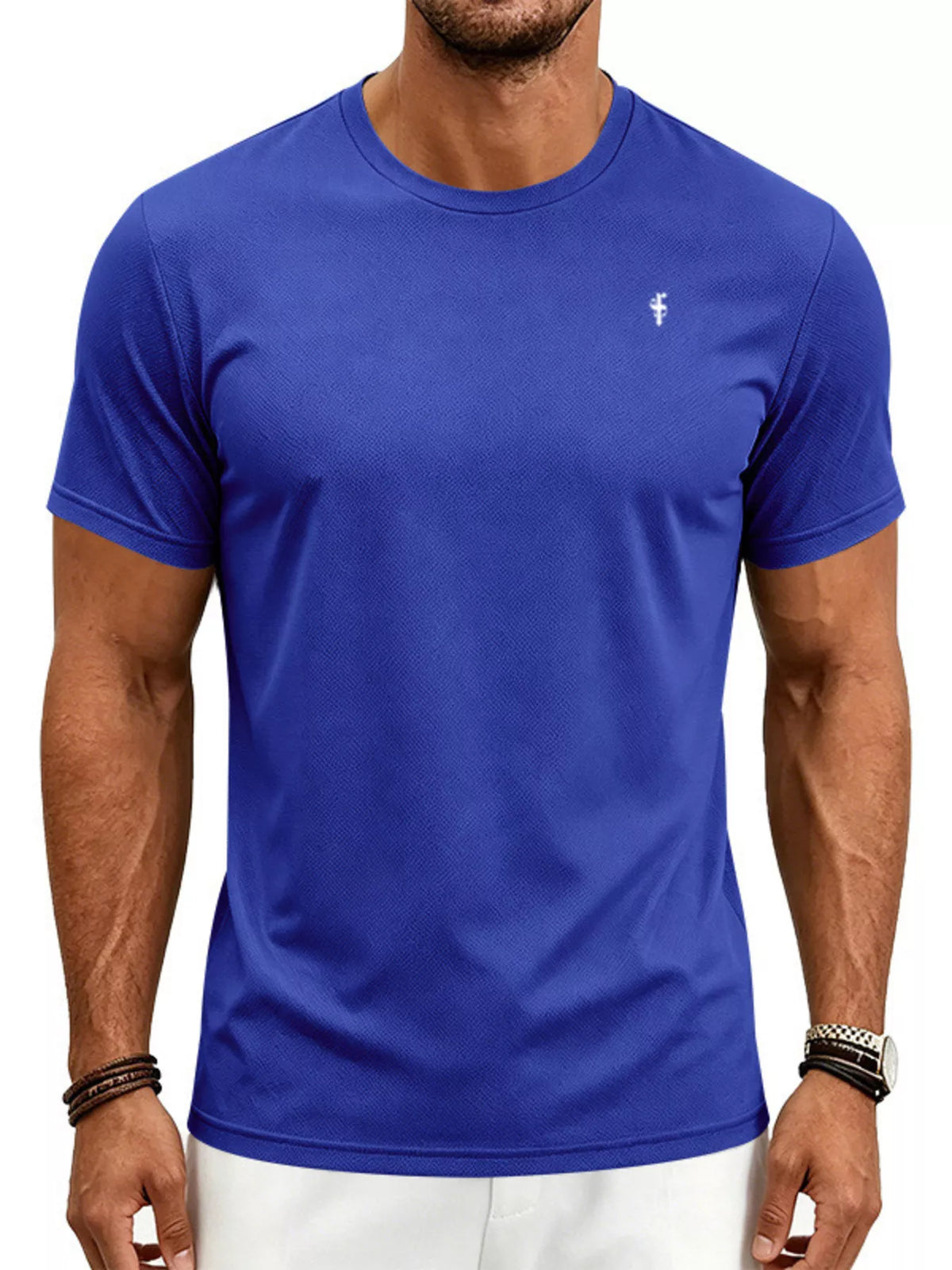 Classic crew tee – blue