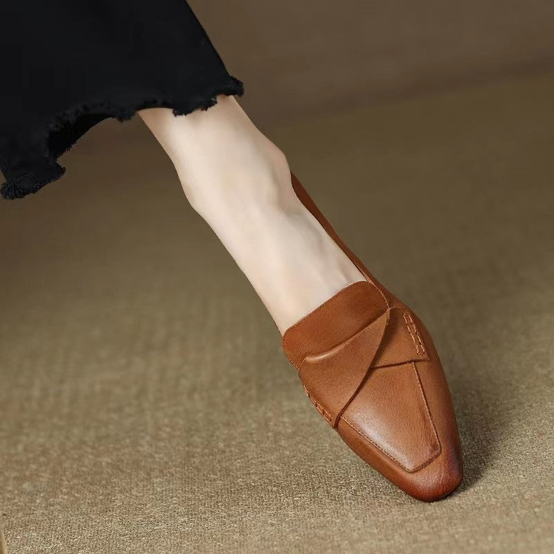 Vintage leather loafers