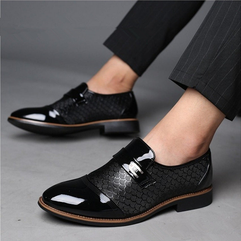 Leather penny loafers