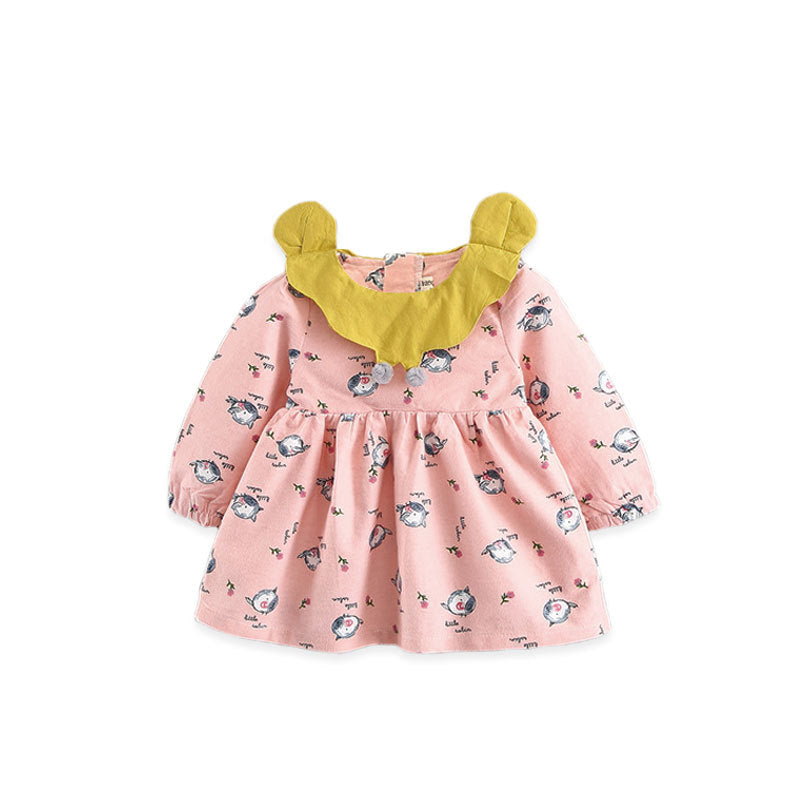 Girls' spring cotton dress