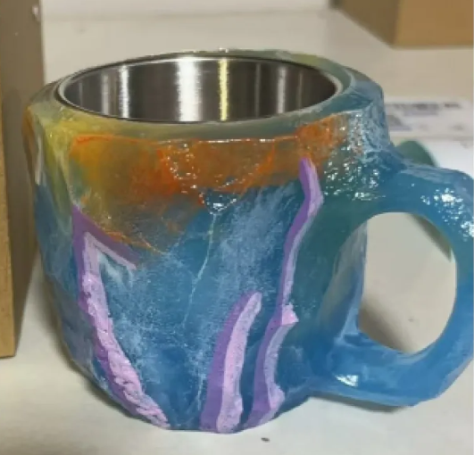 Crystal coffee mug
