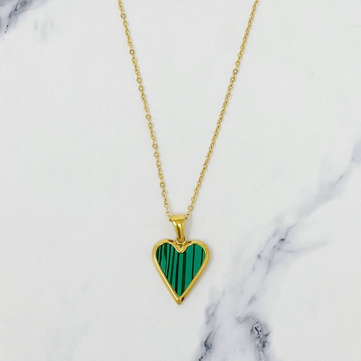 Heart of gold necklace