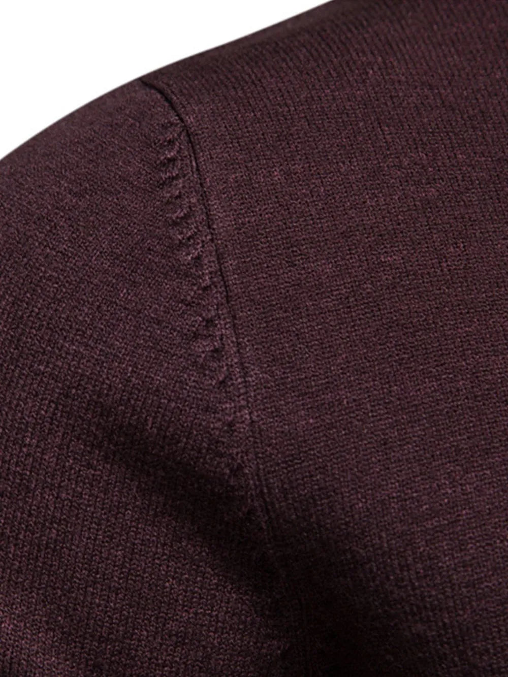 Mock neck long sleeve sweater
