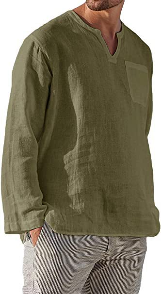White linen shirt