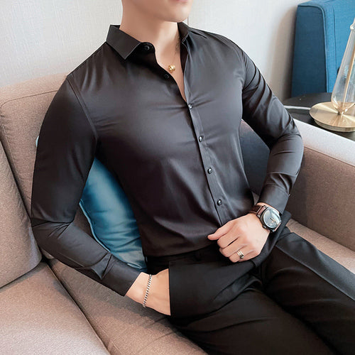 Slim-fit dress shirt