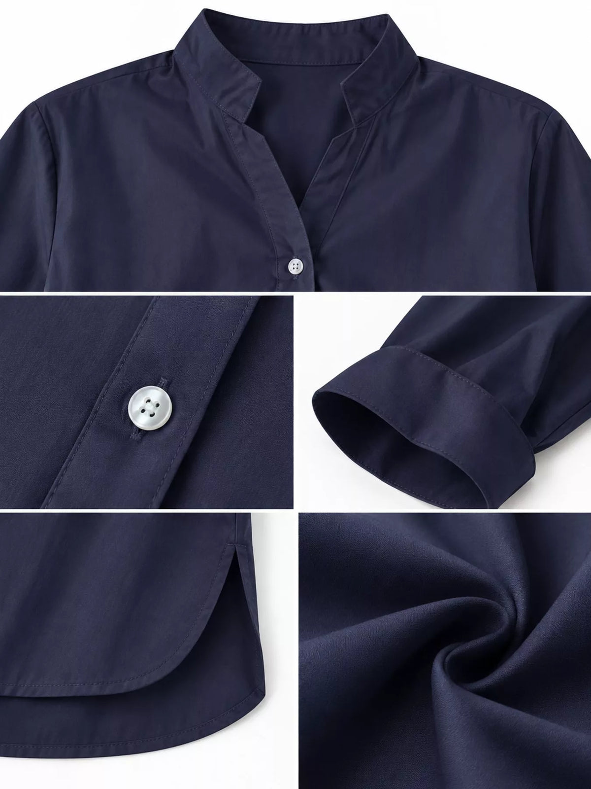 Oversized button-down shirt