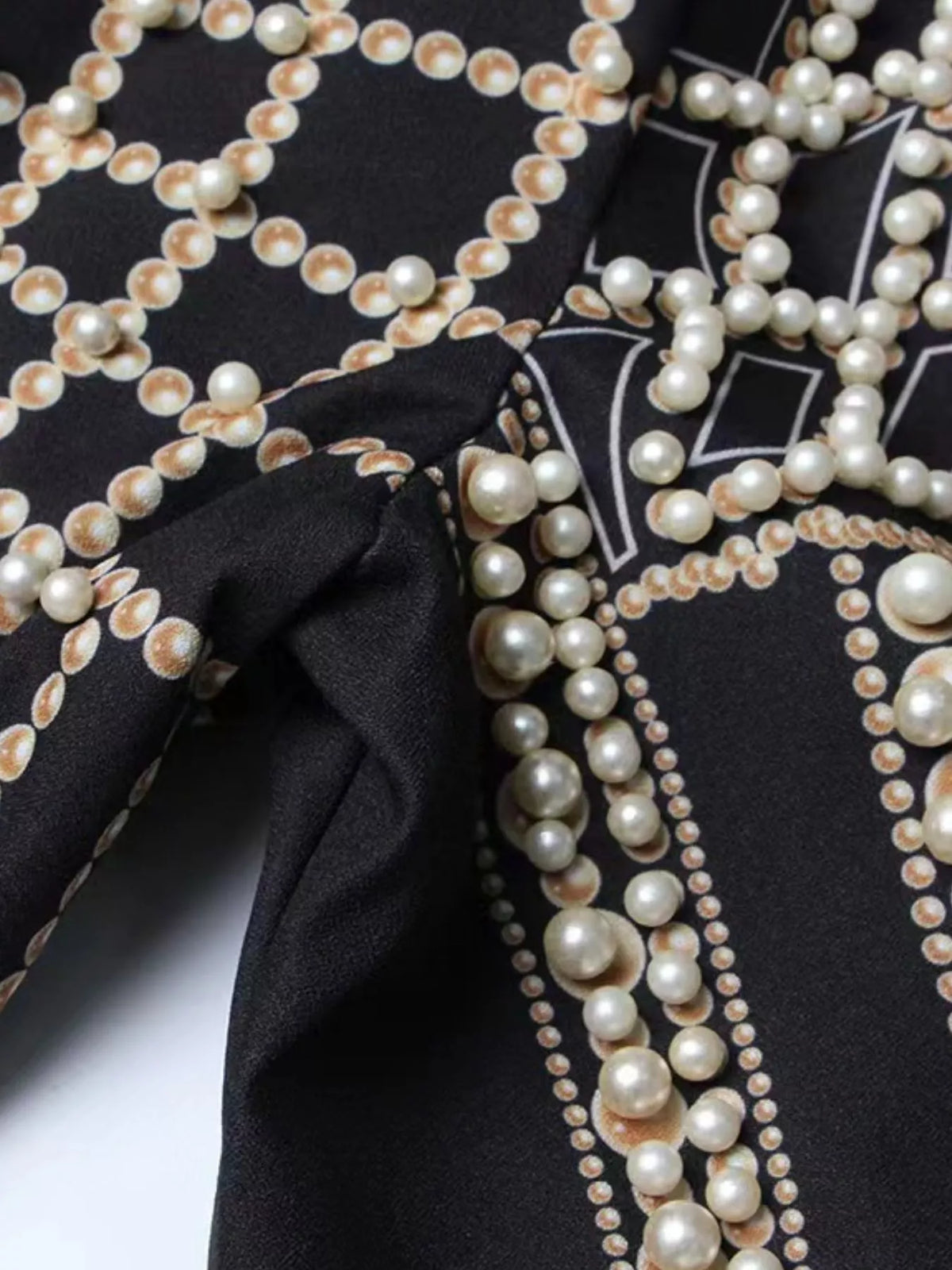 Pearl-button blazer