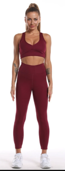 Long-sleeve workout set