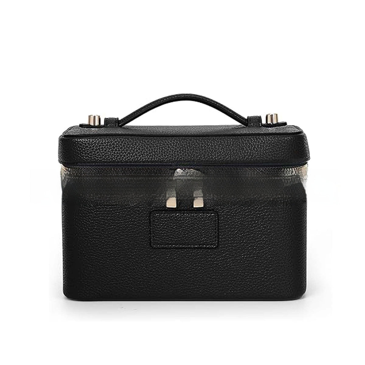 Top-handle vanity case bag