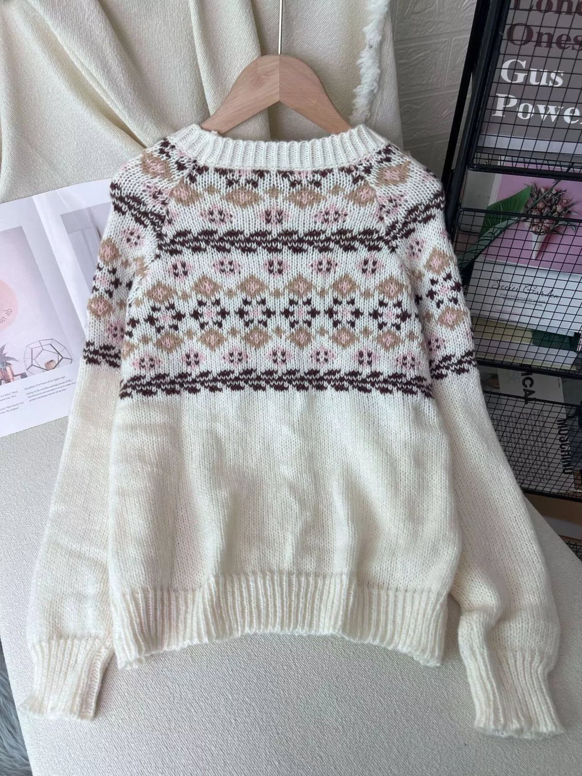 Fair Isle crew sweater
