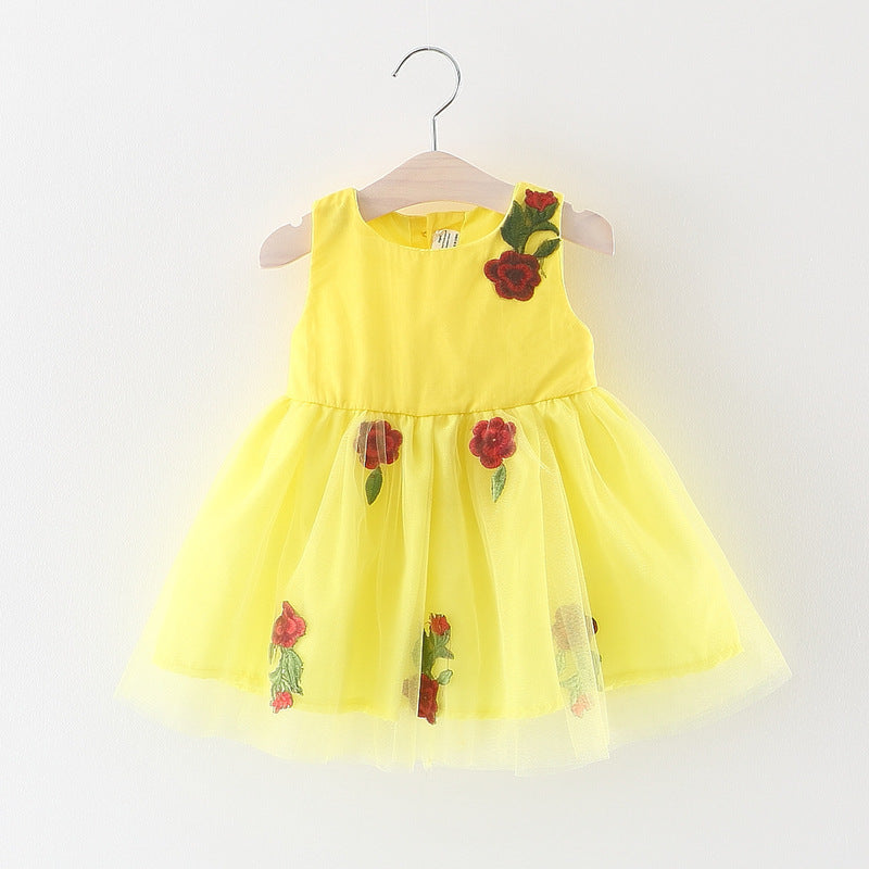 Girls' cotton sundress