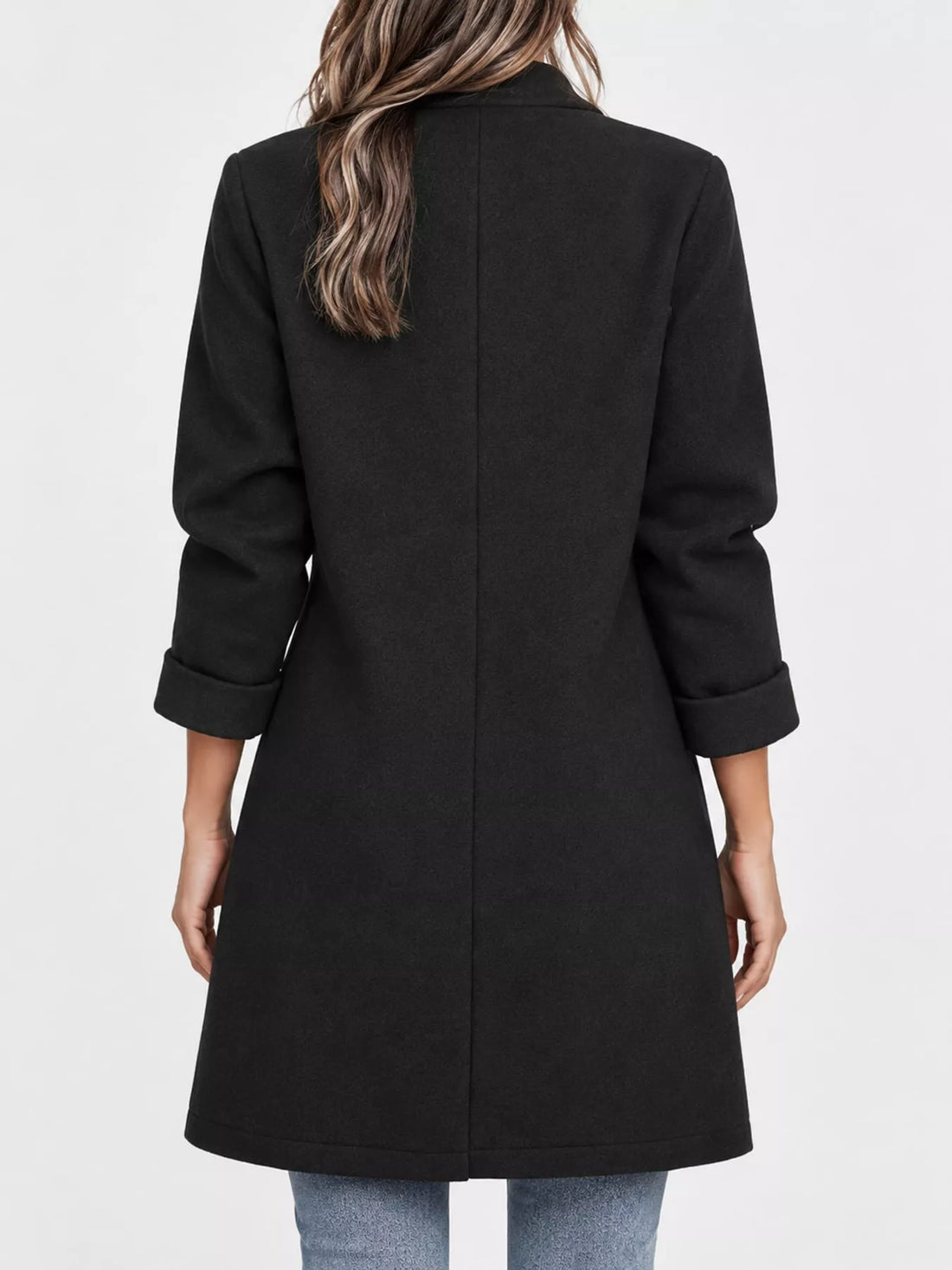 Lapel button coat