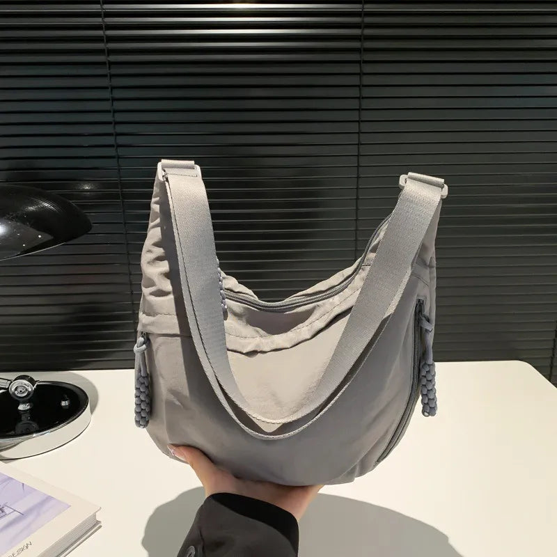 Large shoulder bag – grey