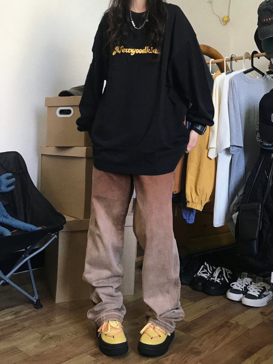 Oversized retro sweater