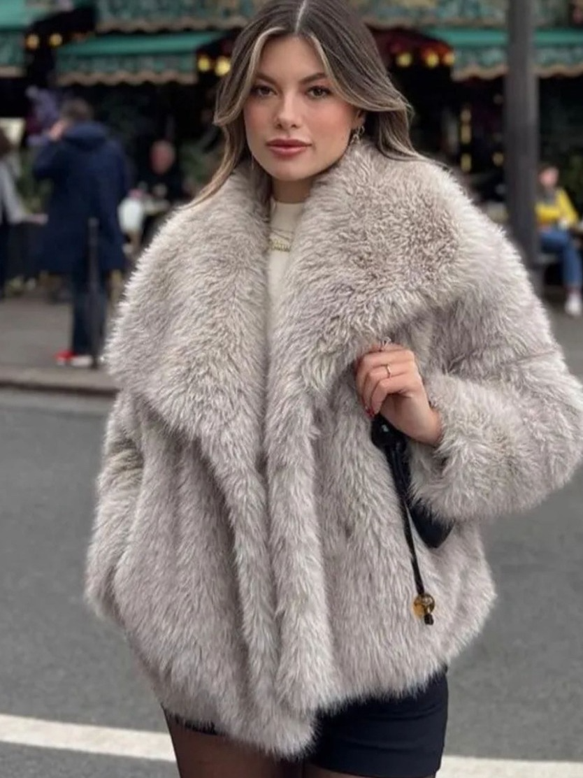 Plush teddy coat